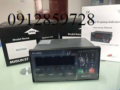 Đầu cân điện tử Migun MI2000A, xuất xứ Hàn Quốc 0