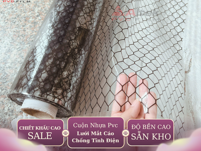 Xưởng sản xuất lưới chống tĩnh điện pvc giá sỉ giá xường 0