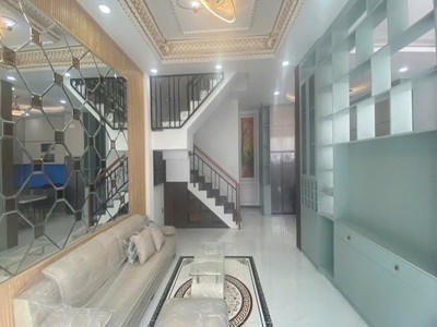 Nhà mới shr 3 tầng hxh né 61m2   đông hưng thuận 9 quận 12 s 1