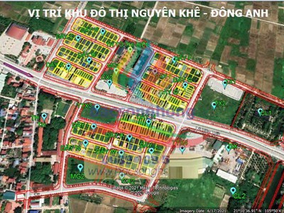 Bán đất khu đô thị nguyên khê - kinh doanh đỉnh - gia  rẻ nhất khu 2