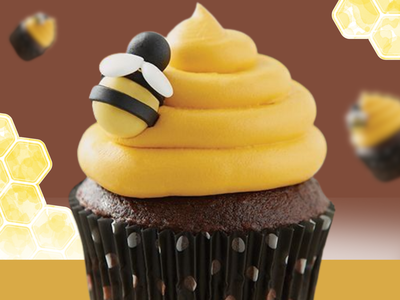 Hương Mật Dịu Ngọt   Cupcake Ong Mật Gây Thương Nhớ 0