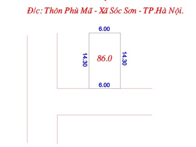Giá nét căng  tại  phù mã - phù linh  dt 86 m fun thổ cư khuôn thưa hao hậu --- tiện ích tràn viền , 0