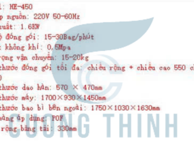 Máy bọc màng co tự động HE 450 BSN 4522 nhập khẩu 3
