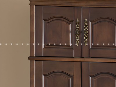 Tủ Quần Áo Gỗ Sồi Tự Nhiên Vân Màu Nâu Mộc Mạc 1