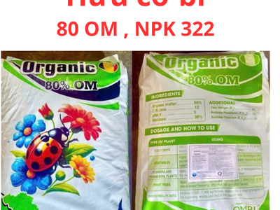 Phân bón hữu cơ nhập khẩu công nghệ bỉ tan nhanh - hàng chất lượng 0