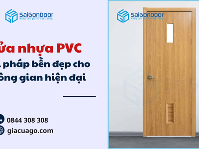 Cửa nhựa PVC   giải pháp bền đẹp cho không gian hiện đại 1
