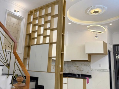 Nhà mới 4 tầng mặt tiền đường vàm luông p6q8 1