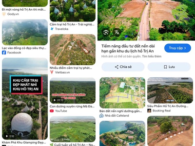 Chính chủ cần bán đất nghỉ dưỡng view hồ trị an cực đẹp - thoáng mát tại la ngà   định quán   đồng 4