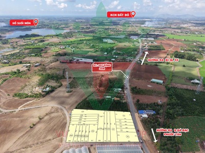 Góc 3 mặt tiền dt 997   kdl đất rồng 6.700m , có 2.580m  thổ cư   giá đầu tư chỉ 3,9tr/m 4