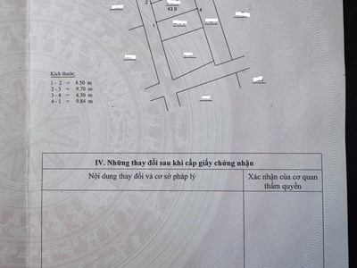 Bán đất ngõ ô tô nguyễn lam long biên: 43,9m , mặt tiền 4,5m, vị trí hiếm có 0