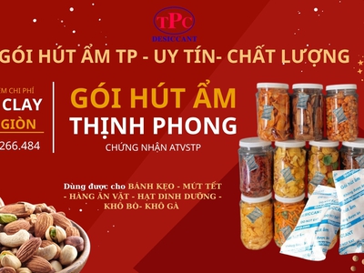 Gói hút ẩm Clay opp giúp giữ giòn hiệu quả 0