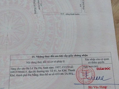Bán đất đường lê công kiều - hòa khánh bắc - liên chiểu - đà nẵng. 0