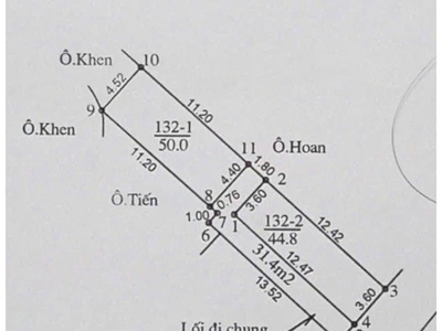 Chính chủ cần bán 2 căn nhà xen kẹt - giá tốt - vị trí đẹp tại đức thượng, hoài đức, tphn 1