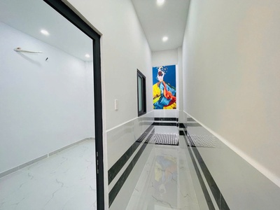 Nhà 3 tầng  đẹp 4 x 25m   shr lê thị riêng - thới an q12  hẻm xe hơi 5m thông gần gv 4