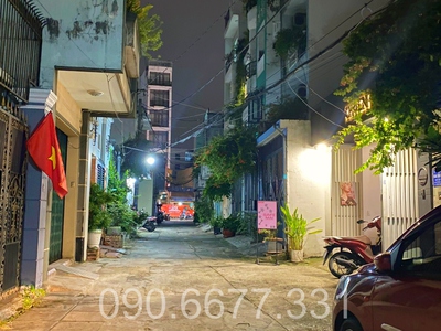 ‼ phú nhuận - hẻm 7m xe hơi quay đầu - gần mặt tiền - 4 tầng cứng cáp - hơn 17 tỷ  tl 4