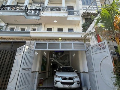 Nhà vuông shr 4 tầng hxh 68m2 lâm thị hố quận 12 s 0