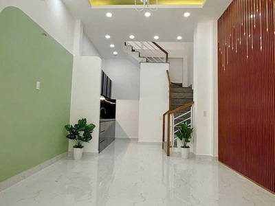 Nhà mới 4 tầng hẻm thông đường hưng phú p9 q8. giá 4.99 tỷ tl 2