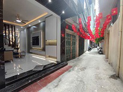 Cực phẩm nhà đẹp hoàng mai   gần bờ sông sét   ngõ thông   hai mặt thoáng   full nội thất 2