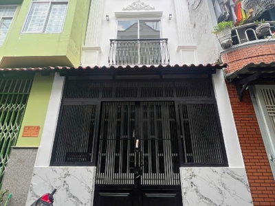 Nhà mới 4 tầng hẻm thông đường hưng phú p9 q8. giá 4.99 tỷ tl 0