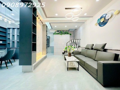 Hẻm xe hơi vào tận nhà, nhà 2 tầng với thiết kế hiện đại, hẻm 1422 huỳnh tấn phát-chỉ hơn 5 tỷ chút 0