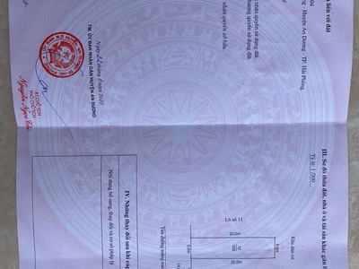 Bán 2 lô liền mặt đường máng nước, an dương - giá: 7x tr/m 0