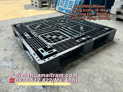 Thanh Lý Lô Pallet Nhựa Kích Thước 1100x1100x150mm   Giá Rẻ - Siêu Bền Và Tiện Lợi 0