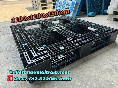 Thanh Lý Lô Pallet Nhựa Kích Thước 1100x1100x150mm   Giá Rẻ - Siêu Bền Và Tiện Lợi 1