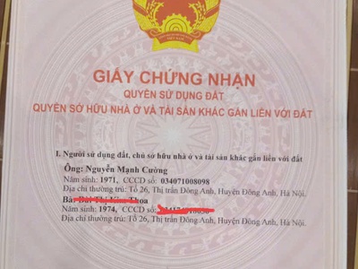 Bán đất thổ cư - thị trấn đông anh, hà nội 3