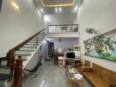 Bán nhà 1 trệt 1 lầu lửng dĩ an,đường nhựa 10m thông,kinh doanh tốt 1