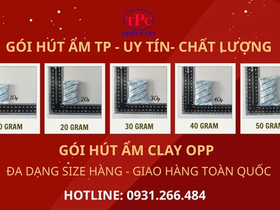 Gói hút ẩm clay chuyên dùng cho thực phẩm khô 1