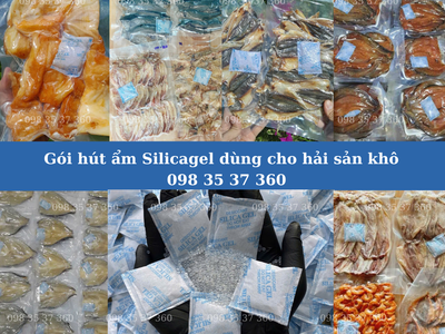 Bảo quản hải sản khô với gói hút ẩm Thịnh Phong 1