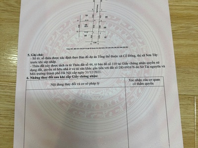 Sở hữu ngay lô đất đẹp - giá tốt - vị trí đắc địa tại cổ đông, sơn tây, tphn 3