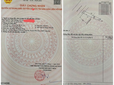 Chính chủ bán 84,3m2 đất mặt tiền đường quốc lộ n2 tại xã đức lập hạ, đức hòa, long an 4