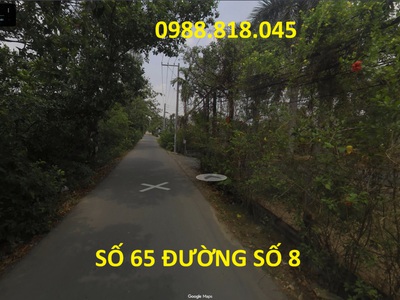 Bán đất đường số 8 phường trường thạnh , quận 9  nay là quận thủ đức , tp. hcm, 2215m2, mt 38m, ô 2