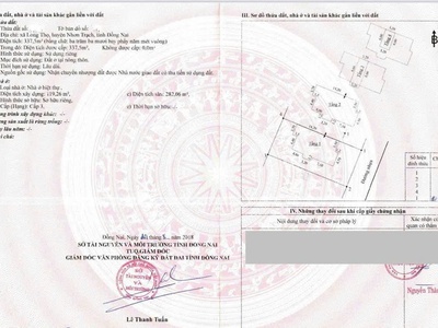 Bất động sản dòng tiền - biệt thự vườn khu đô thị hud nhơn trạch diện tích 337m2 - sổ hồng hoàn 0