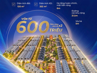Ra mắt quỹ can siêu đẹp đường 21m khu đô thị Nghi Sơn Central Park 3