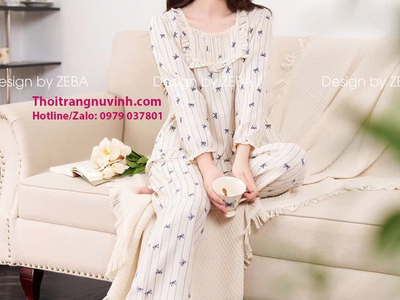 Bộ đồ mặc nhà thu đông, ấm áp, thanh lịch, thoải mái mỗi ngày 3