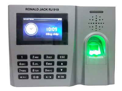 Cung cấp máy chấm công vân tay RJ 919 hàng chính hãng 0