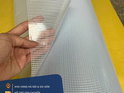 Màng nhựa pvc kẹp lưới - bạt che nắng mưa 0
