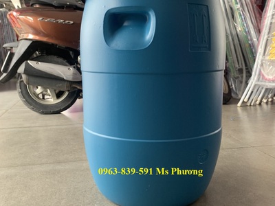 Thùng phuy nhựa 50 lít có nắp kín chống rò rỉ, an toàn khi vận chuyển hàng hóa 1