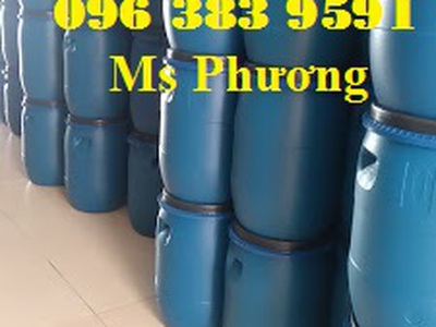 Thùng phuy nhựa 50 lít có nắp kín chống rò rỉ, an toàn khi vận chuyển hàng hóa 2