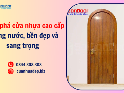 Khám phá cửa nhựa cao cấp: Chống nước, bền đẹp và sang trọng 1