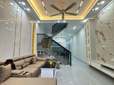 Bán nhà lầu mới đẹp lung linh, gần chợ tân hiệp, đường nhựa thông, chỉ 4 tỷ 390 1
