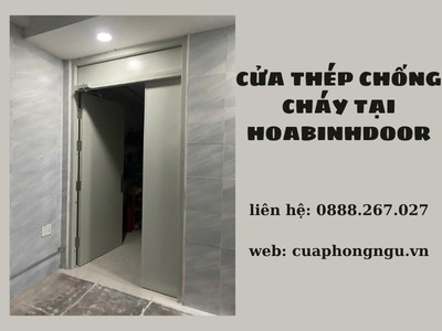 Giá Cửa Thép Chống Cháy Tại HoaBinhDoor Như Thế Nào 0