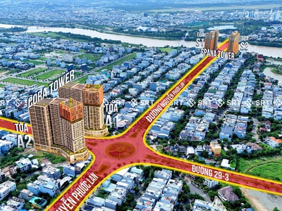 Căn hộ Cora 2Pn view sông vị trí vàng Hòa Xuân Đà nẵng 1