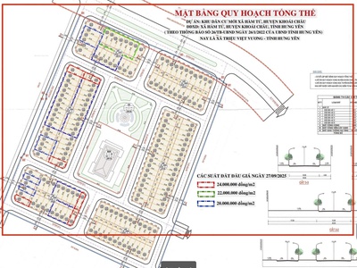 Đất đấu giá triệu việt vương khoái châu hưng yên 0