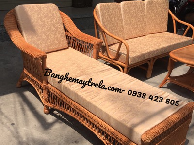 Ghế mây sofa bed nằm thư giãn 4
