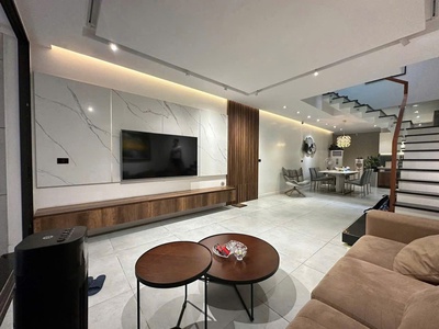 Nhà đẹp dân xây mặt ngõ ô tô tránh nhau phố Chu Văn An 4