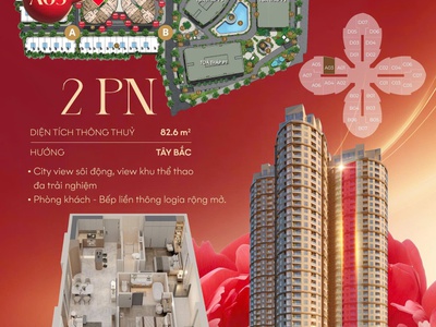 Mở bán căn hộ 2PN dự án The Queen 360 Giải Phóng - Sổ hồng lâu dài 1