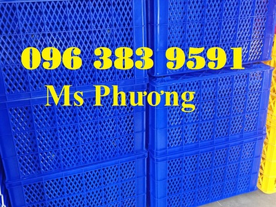 Sóng nhựa hở 5 bánh xe siêu bền, di chuyển linh hoạt trong kho hàng lớn 1